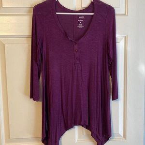 Purple long tee